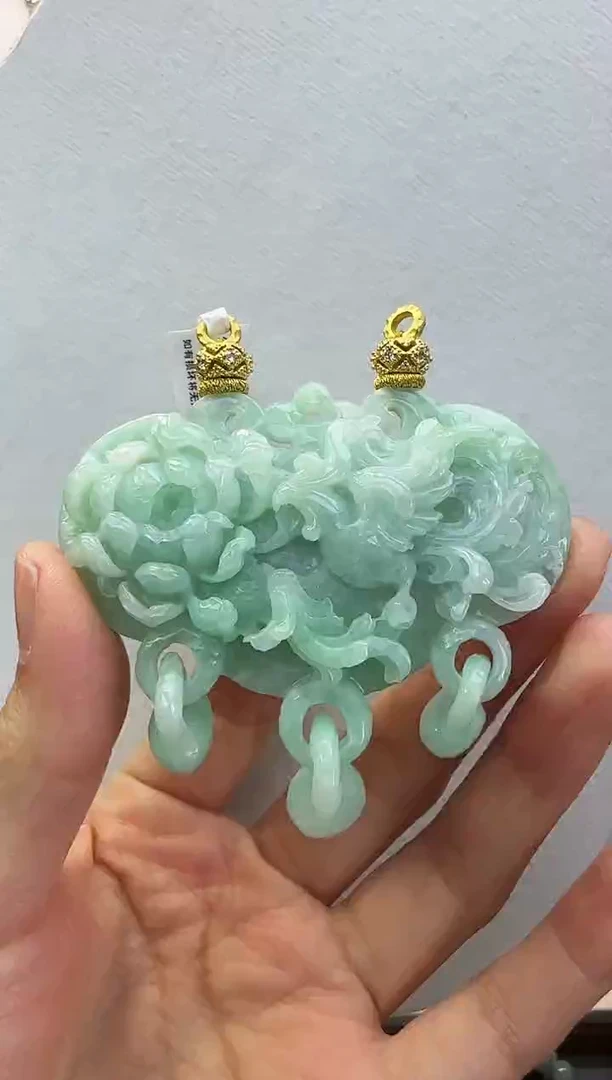 颈饰未镶嵌翡翠国风翡翠