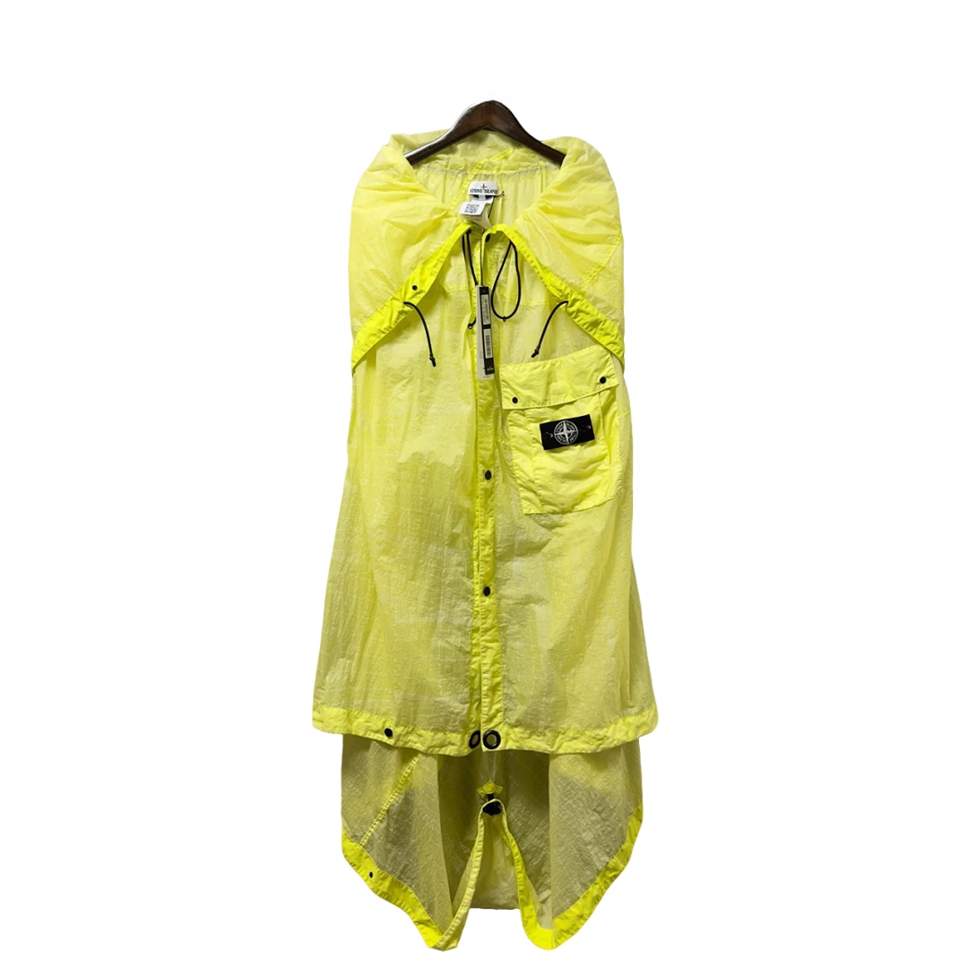 Stone island 石头岛/07592/黄色香槟白标斗篷 全新带吊均码