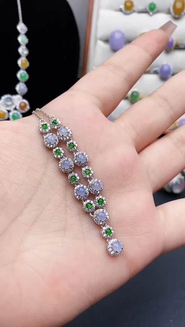 银S925镶嵌戒指翡翠2443