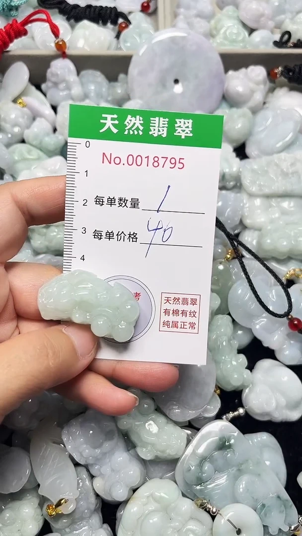 吊坠(不含链)未镶嵌翡翠8795