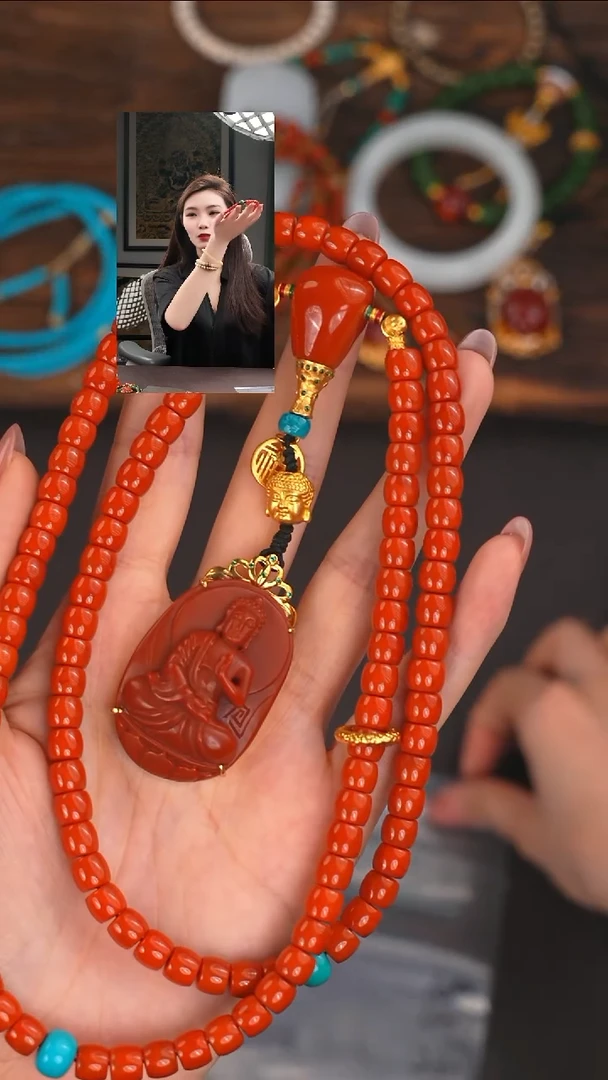未镶嵌手串南红玛瑙點**金111111111111