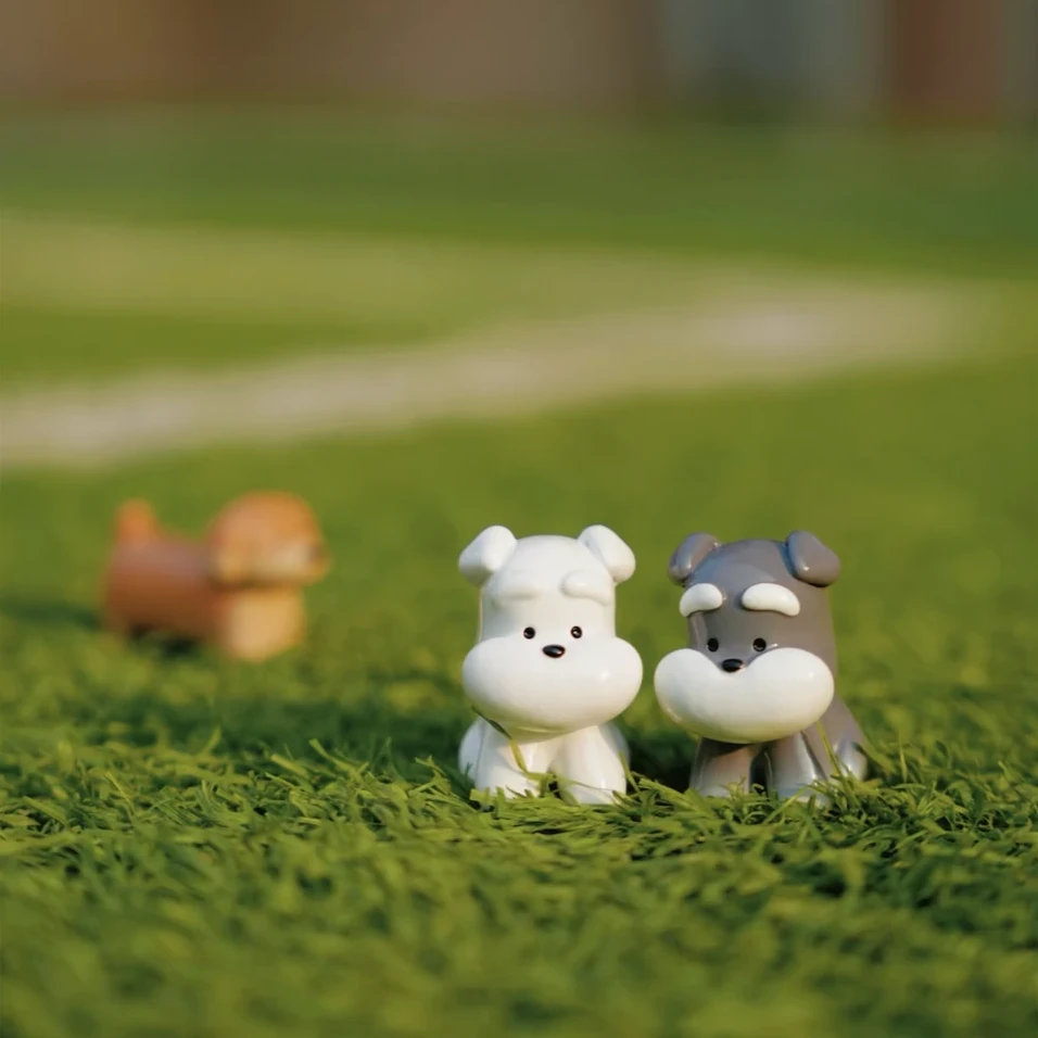 【拆盒】美拆大萌粒 汪汪系列树脂潮玩盲盒摆件