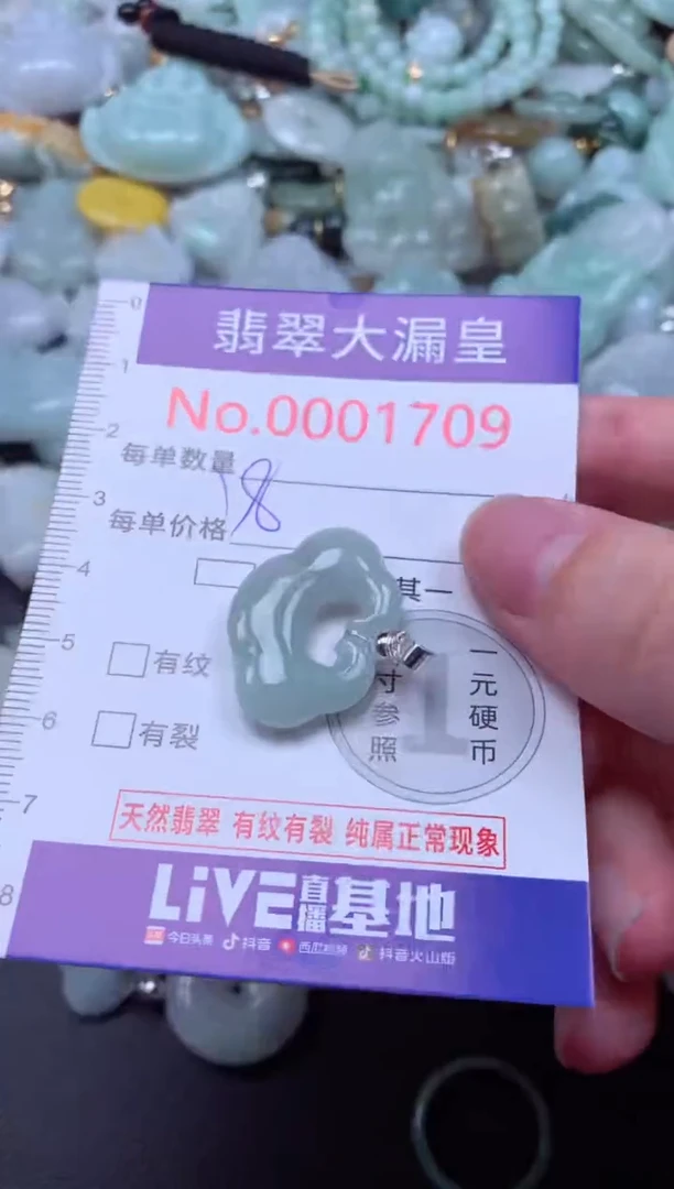 吊坠(不含链)未镶嵌翡翠1709