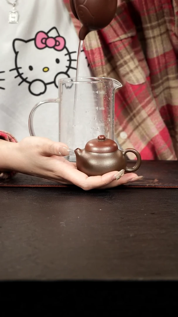 茶壶紫砂ㅤ**简柴烧底槽清文旦80cc