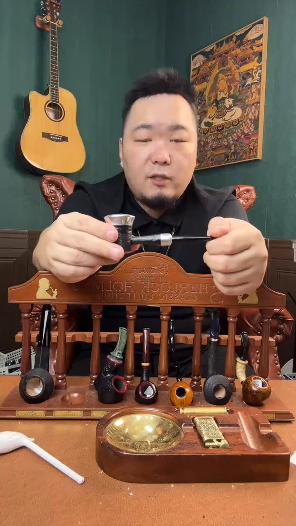 石楠木木雕款意大利进口石楠木烟斗