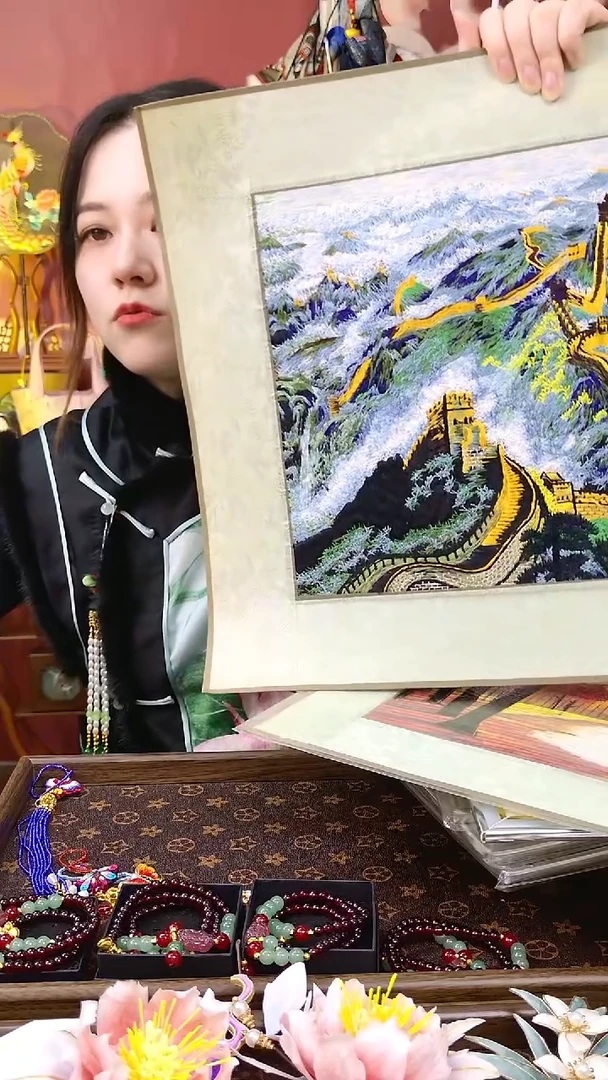 纯铜合金琉璃非遗首饰好美