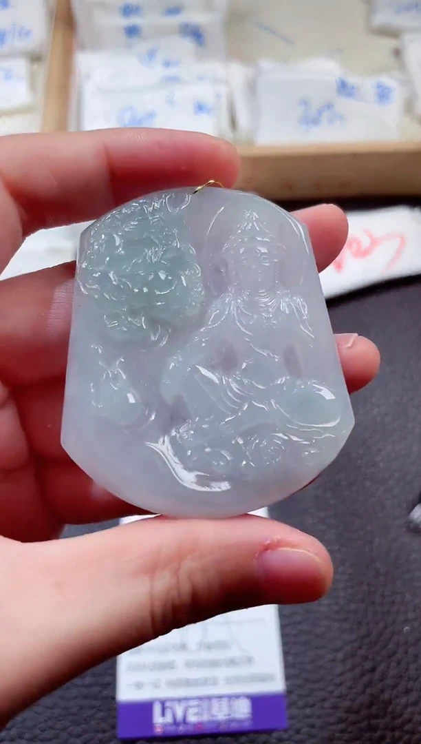 翡翠未镶嵌颈饰000002384文殊