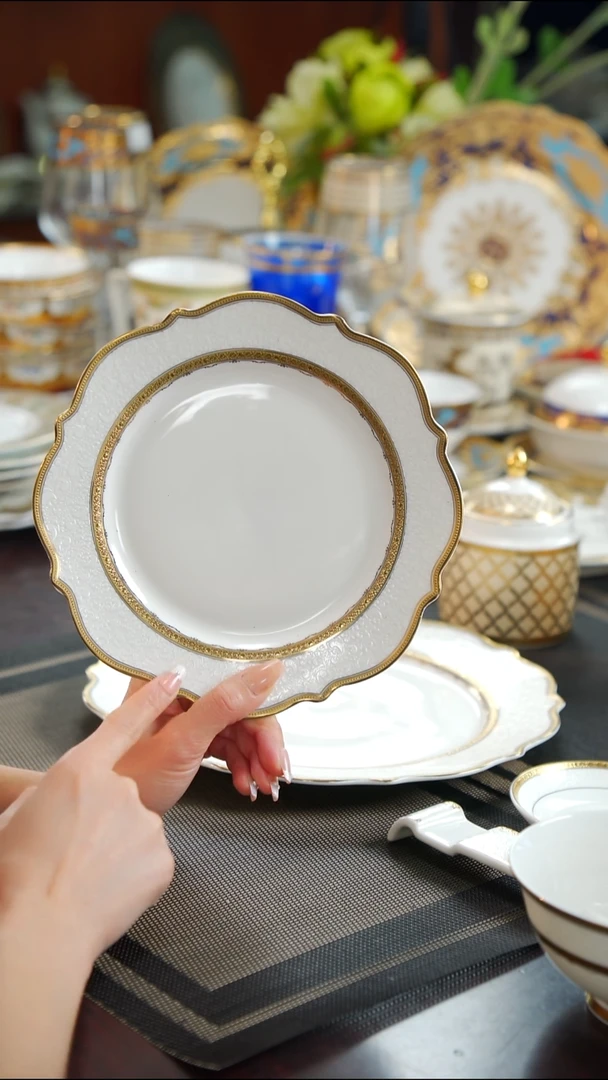 瓷片8寸平盘1个  福利价