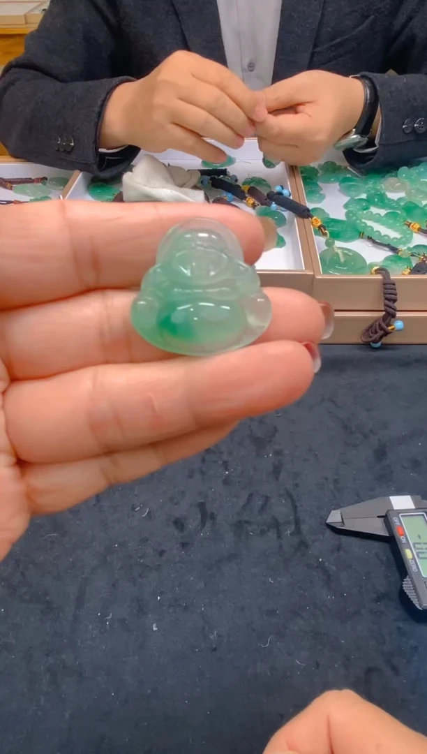 【闪购商品】石英质玉颈饰未镶嵌美人冰非洲翠053