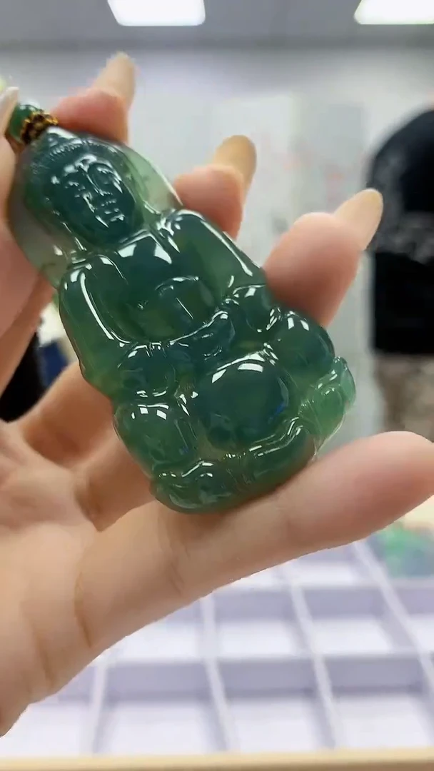 未镶嵌定制翡翠4898ty-毛货挂件262