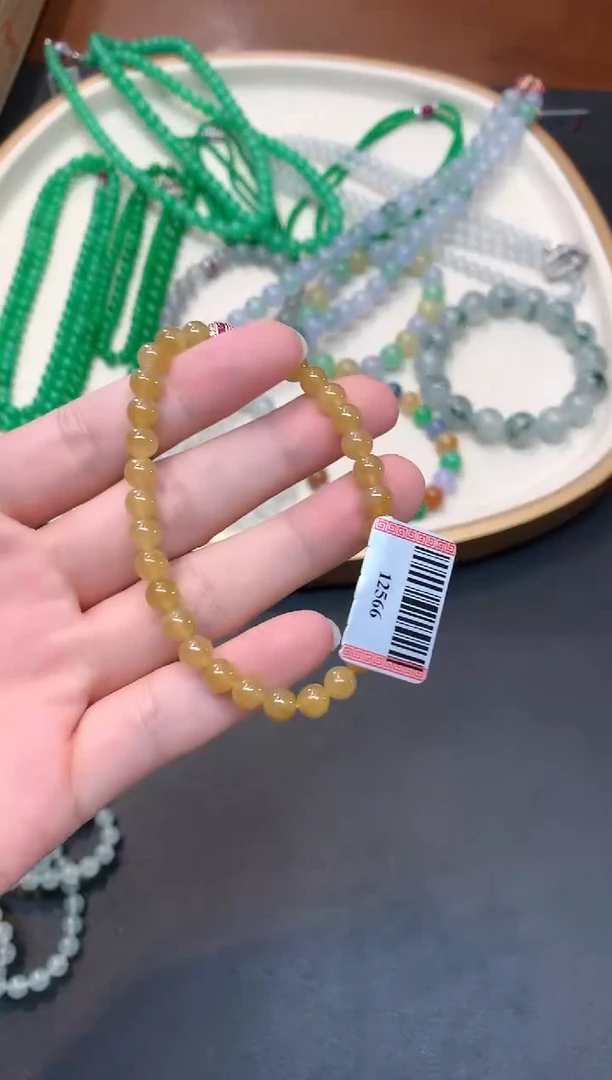 未镶嵌手串翡翠W974|3980