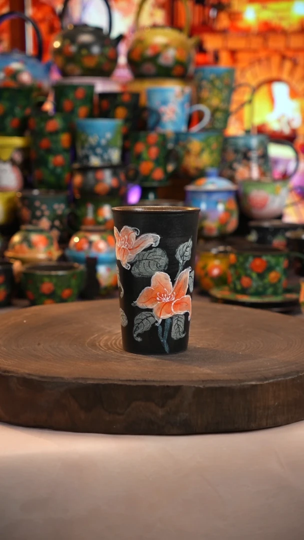 油画   釉下彩   杯子