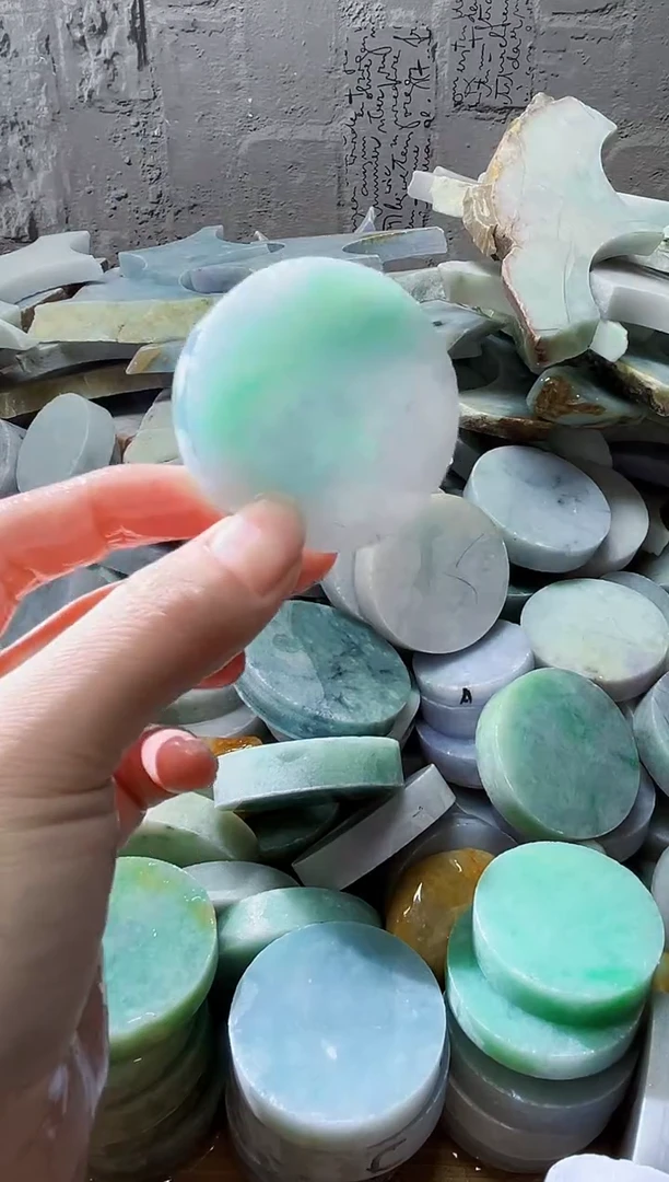 裸石翡翠天然翡翠A货石 南 723