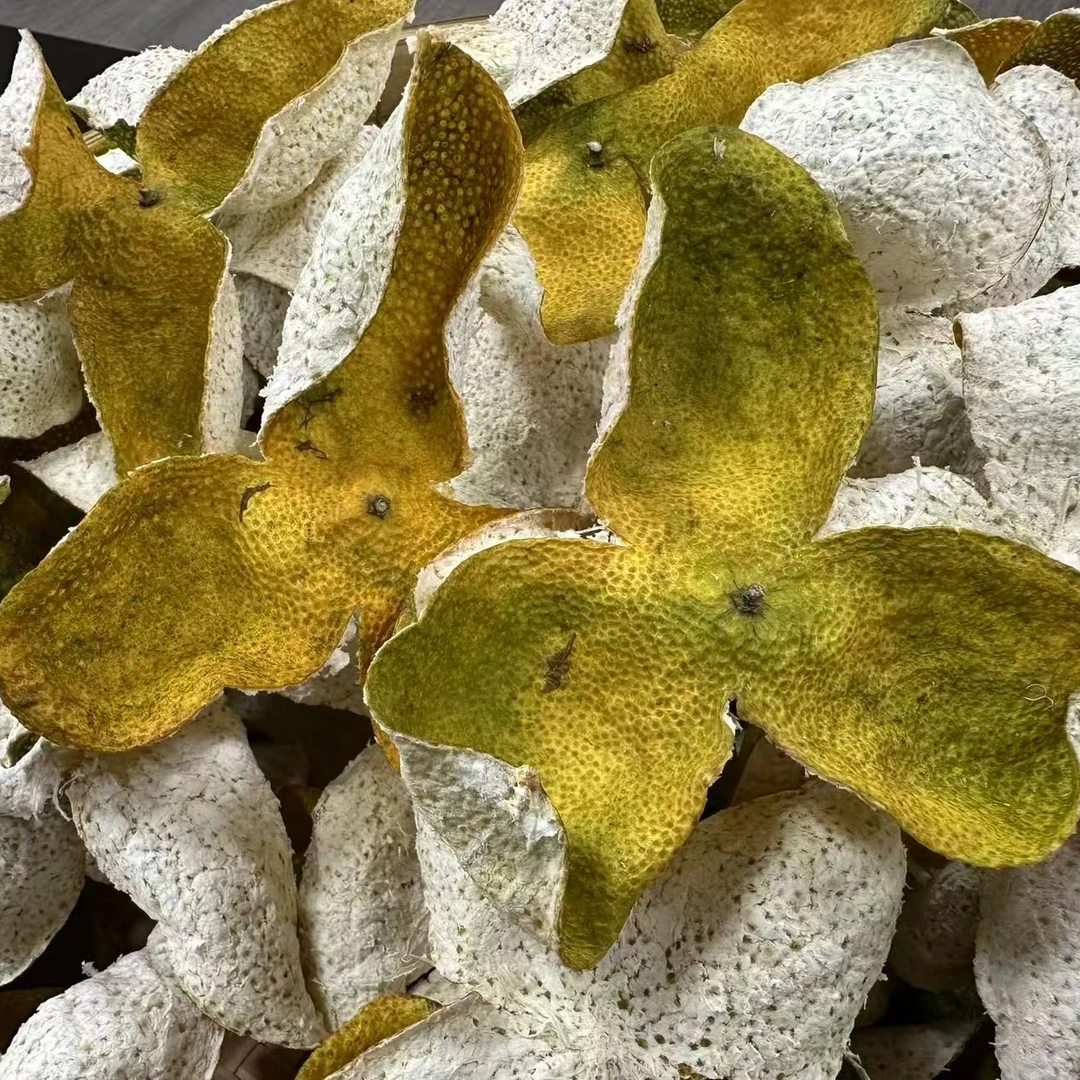 2025梅江圈枝12年老树二红皮 新会陈皮 传统自然生晒