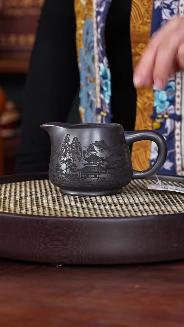 【闪购商品】紫砂茶壶十竹斋16-05 紫砂公道杯260c