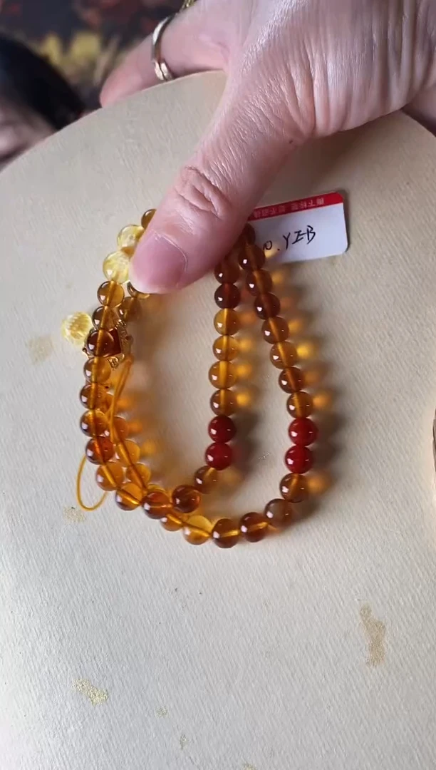 【闪购商品】琥珀颈饰未镶嵌手机链000000