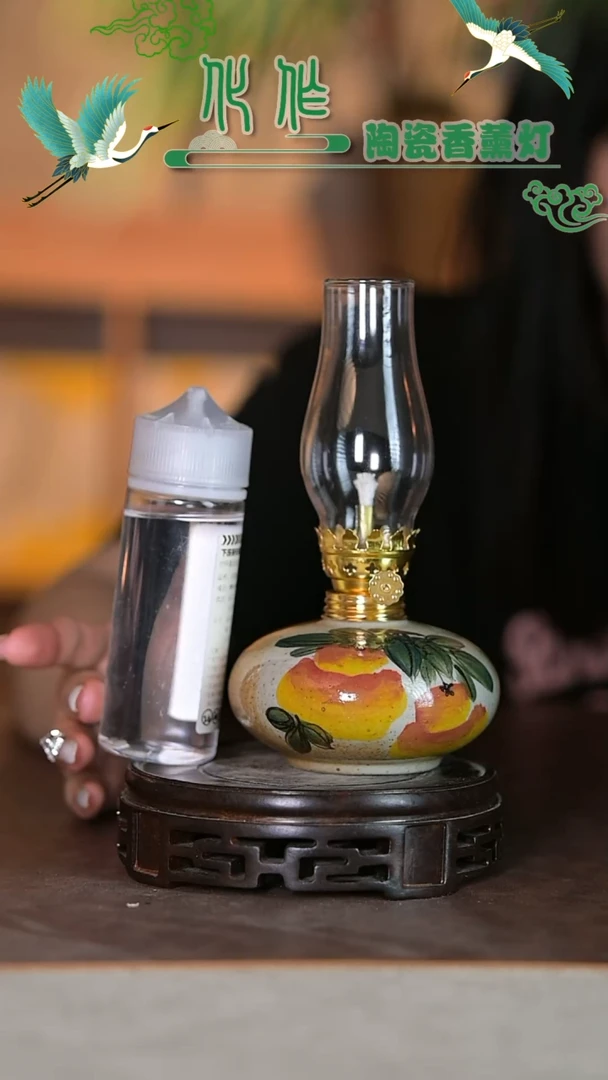 景德镇陶瓷油灯摆件