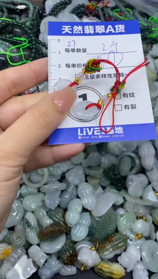 颈饰未镶嵌翡翠天然翡翠A货批量多样性发一件