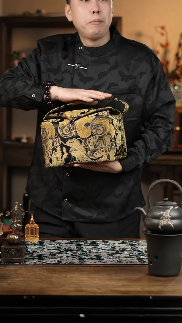 【闪购商品】龙行龘龘大茶事包