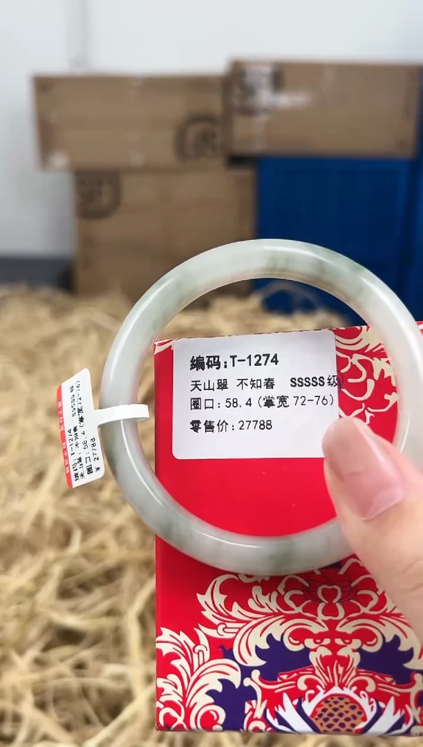 未镶嵌手镯石英质玉T1274