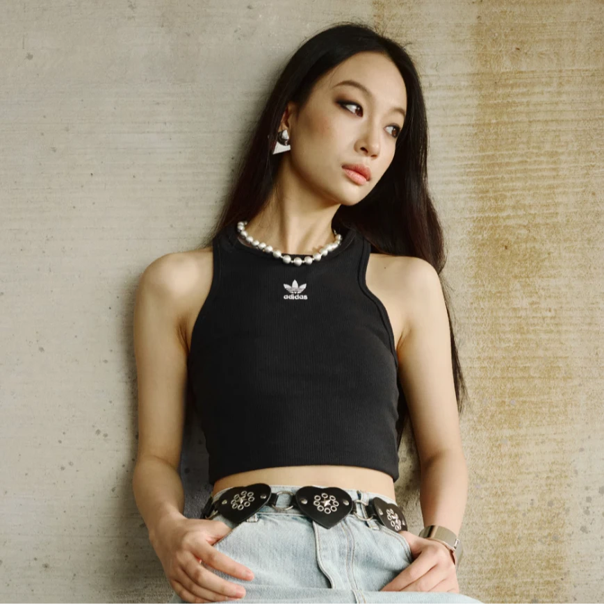 【劲浪体育】阿迪三叶草夏季休闲时尚系列ESSENTIALS女款背心IW5736