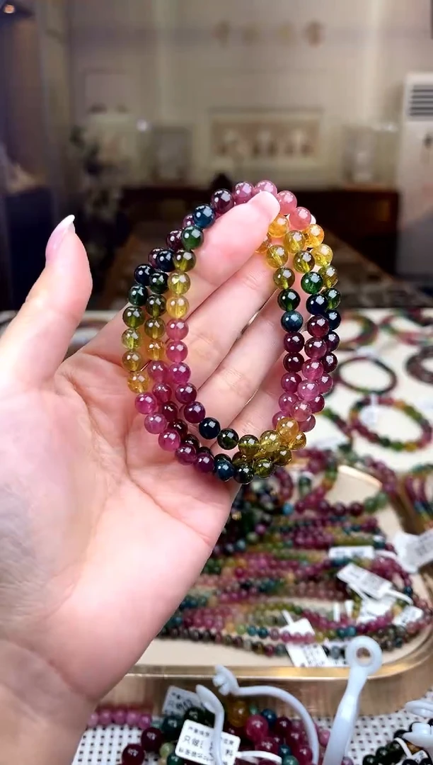 【闪购商品】碧玺/未镶嵌6mm+碧玺多圈多样性发货