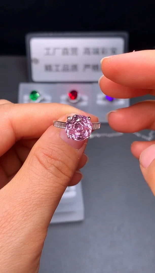 银S925镶嵌戒指托帕石521