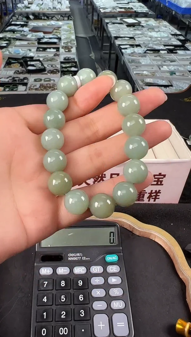 未镶嵌手串和田玉麦子家族手串 SC353