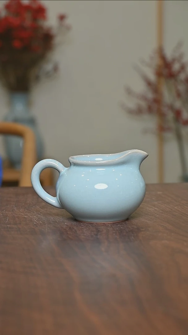 【闪购商品】其他公道杯 微瑕天青釉 朱家款