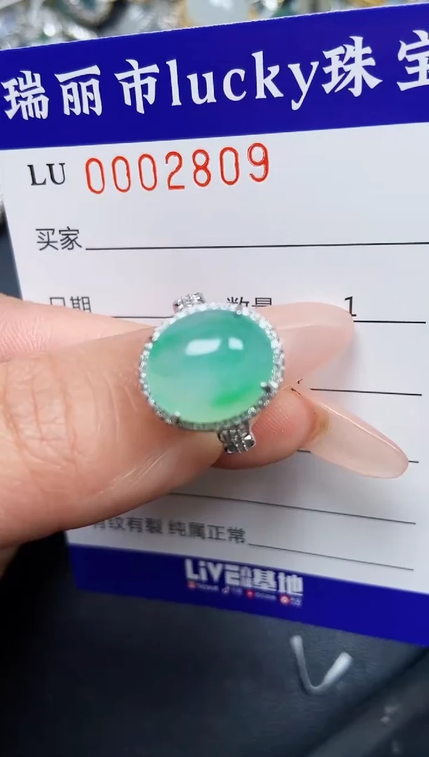 【闪购商品】翡翠颈饰银S925镶嵌2809