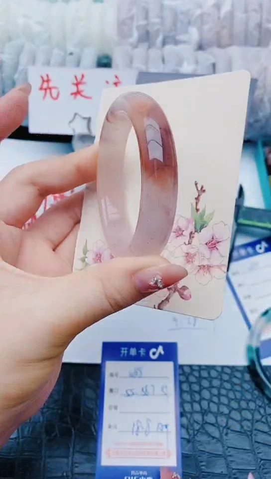 未镶嵌手镯石英质玉w168+55-56-57