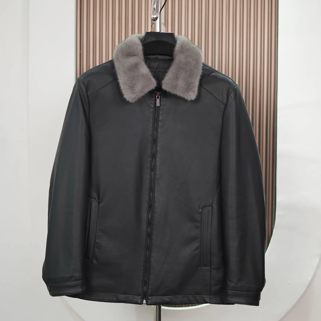 ADILJAN ABROY66666白色男士皮衣