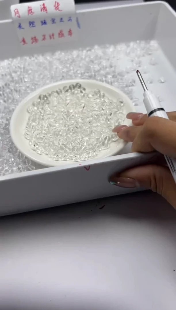 未镶嵌颈饰水晶w928白水晶6mm*50颗