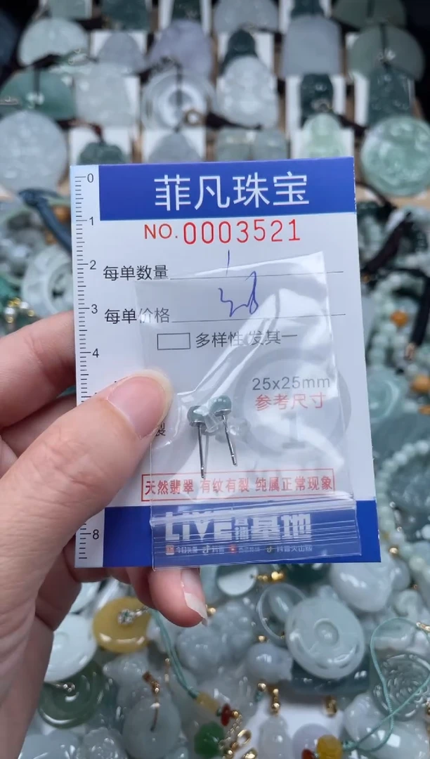 翡翠未镶嵌颈饰00..3521