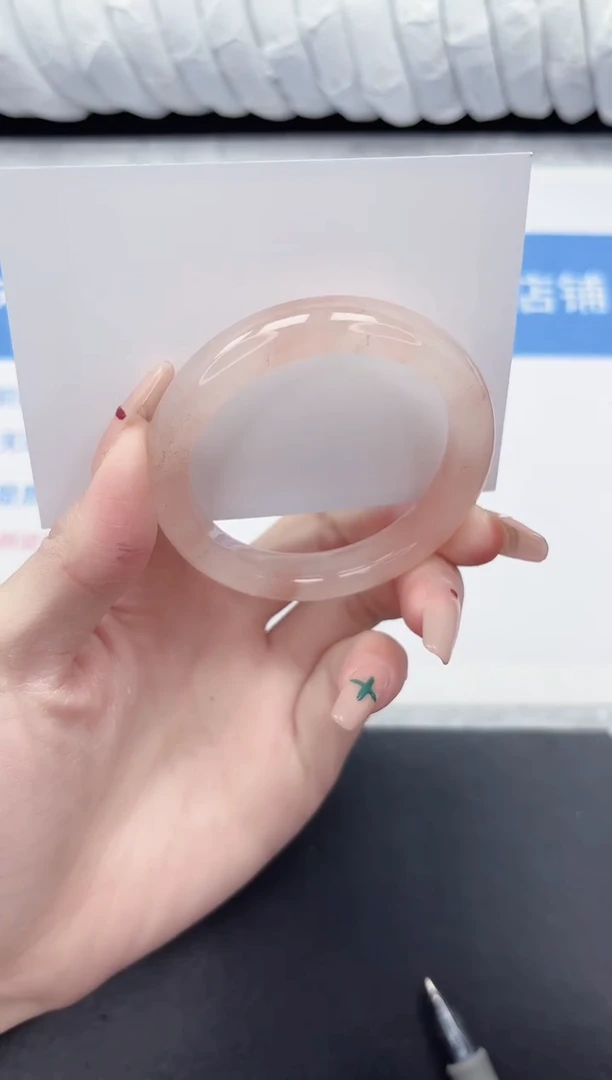 未镶嵌手镯石英质玉56-50.7TH