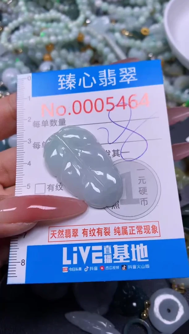 【闪购商品】翡翠颈饰未镶嵌含绳0005464