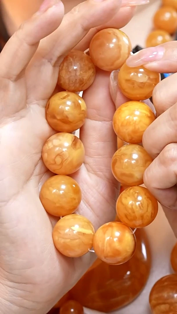 蜜蜡颈饰未镶嵌5864天然蜜蜡珠宝奇石云端妖孽全部保真
