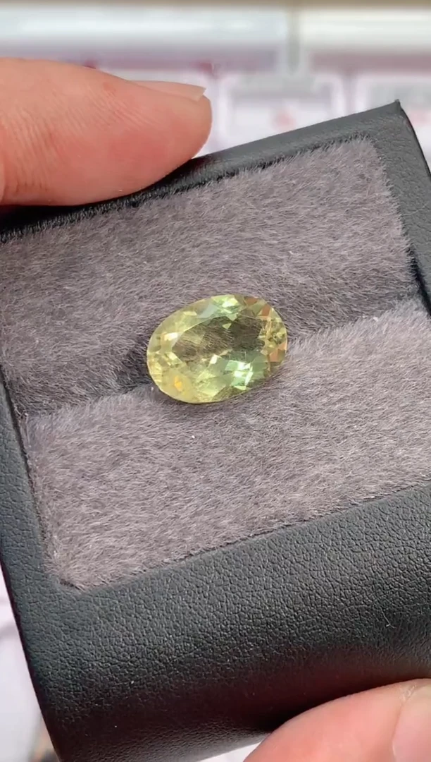 黄晶珠宝半成品未镶嵌6.69-18天然黄水晶