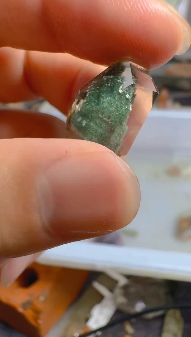 水晶珠宝半成品未镶嵌橙**了橙，水晶