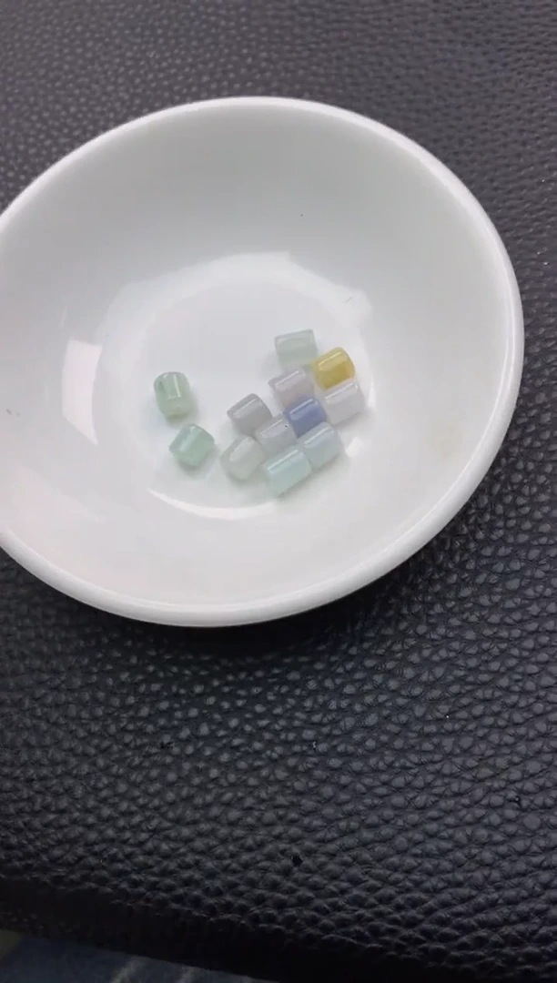 翡翠散珠4天然A货翡翠散珠卡