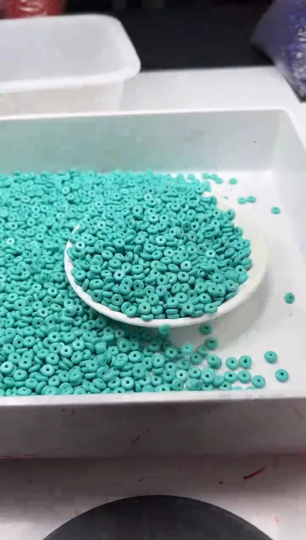 未镶嵌颈饰玛瑙/玉髓w3030高瓷绿松算盘6*3mm*30颗