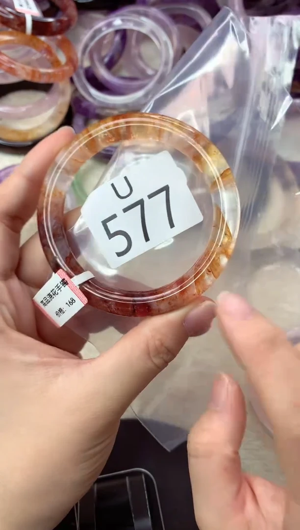 未镶嵌手镯水晶U577-55