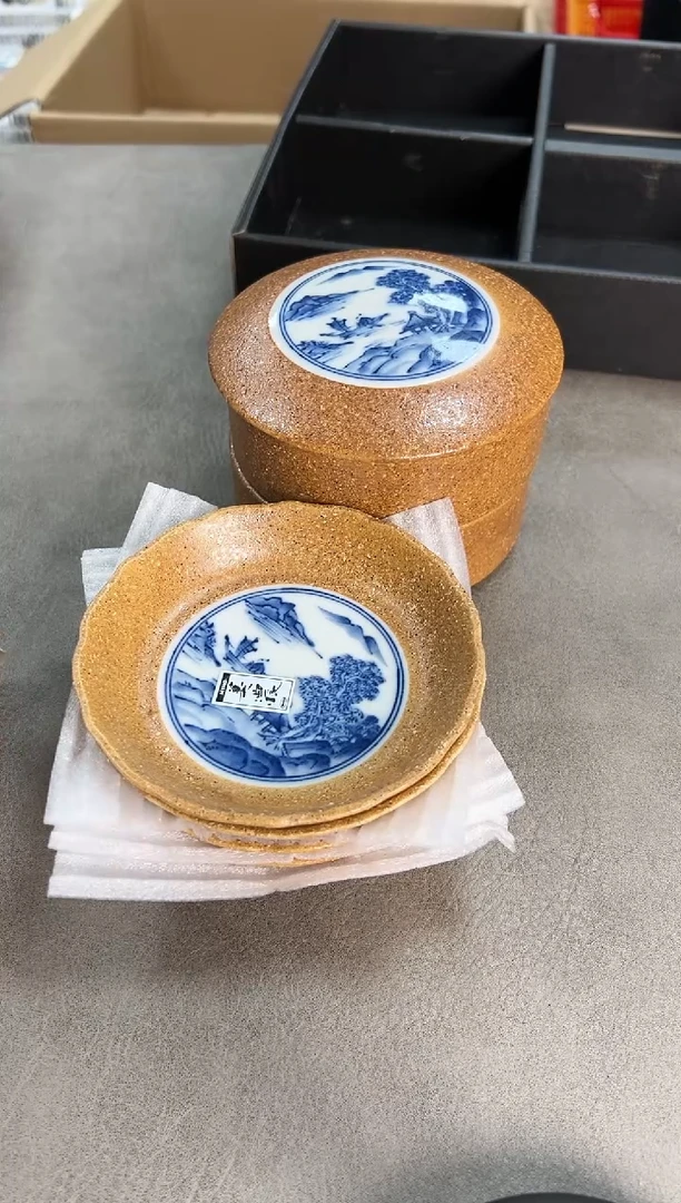 皮小桃瓷器 都是大漂亮