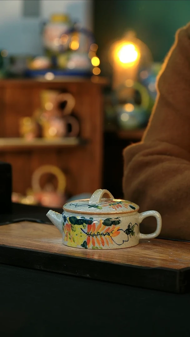 【闪购商品】杯手绘心瓷陶瓷浮力