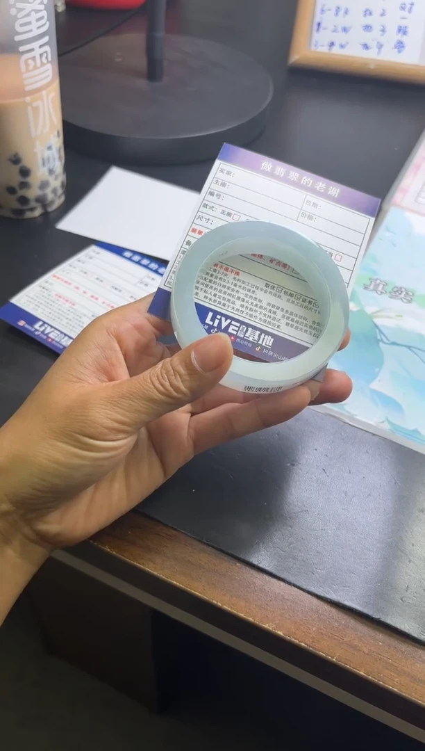 未镶嵌手镯定制翡翠小*定制手镯不退不换