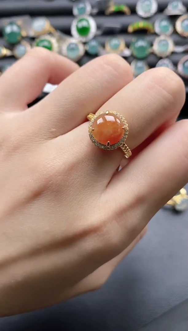 【闪购商品】翡翠戒指银S925镶嵌1111