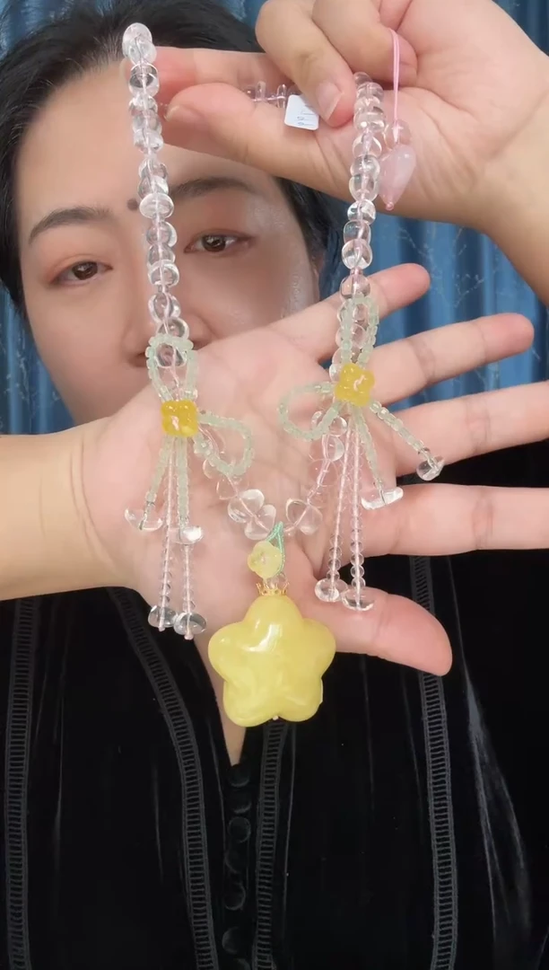 【闪购商品】蜜蜡项链未镶嵌蜜蜡星星项链