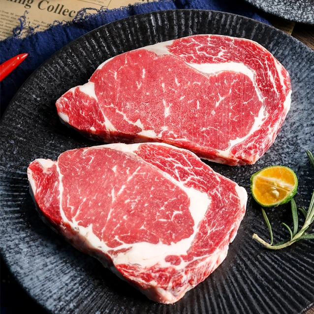 原切牛排领荣生鲜原切阿根廷眼肉板腱牛排【买三斤送两斤】到五斤+板腱眼肉三斤边角料次日达到家共八斤