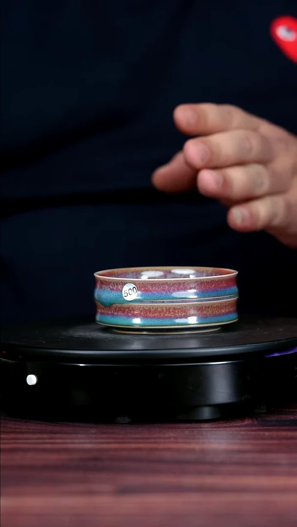 其他钧瓷500#盼龙窑一级品原矿钧瓷竹节普洱杯