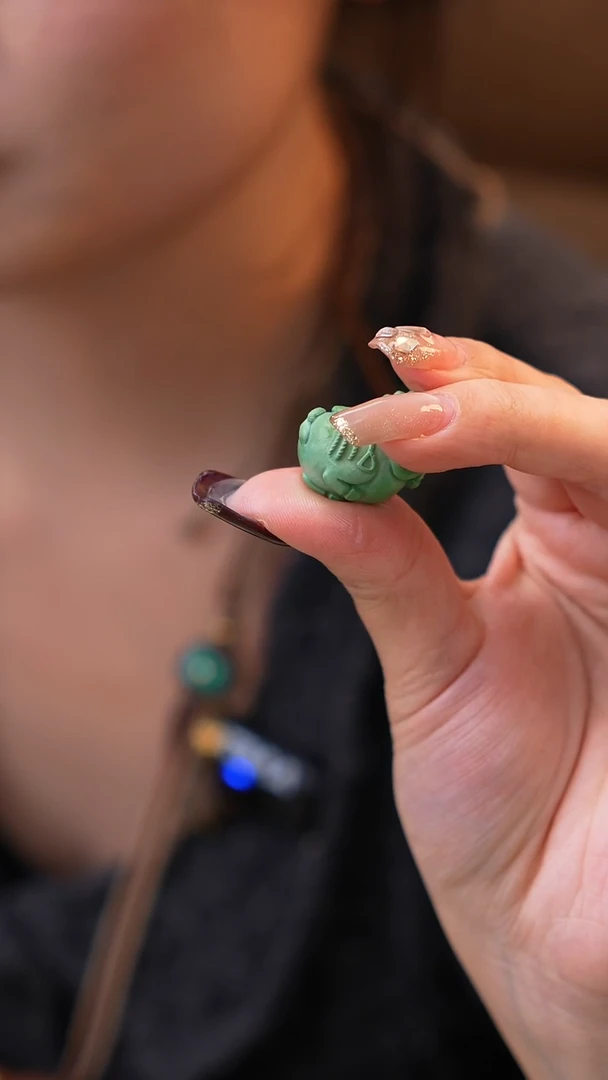 未镶嵌绿松石设计B***李唐马